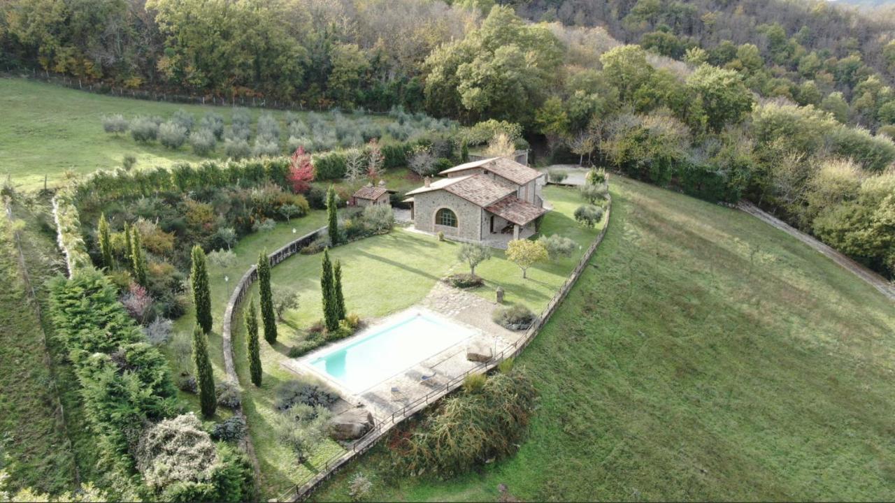 Villa Elisa - Private Pool & Airco Near Reschio Castle Lugnano ภายนอก รูปภาพ