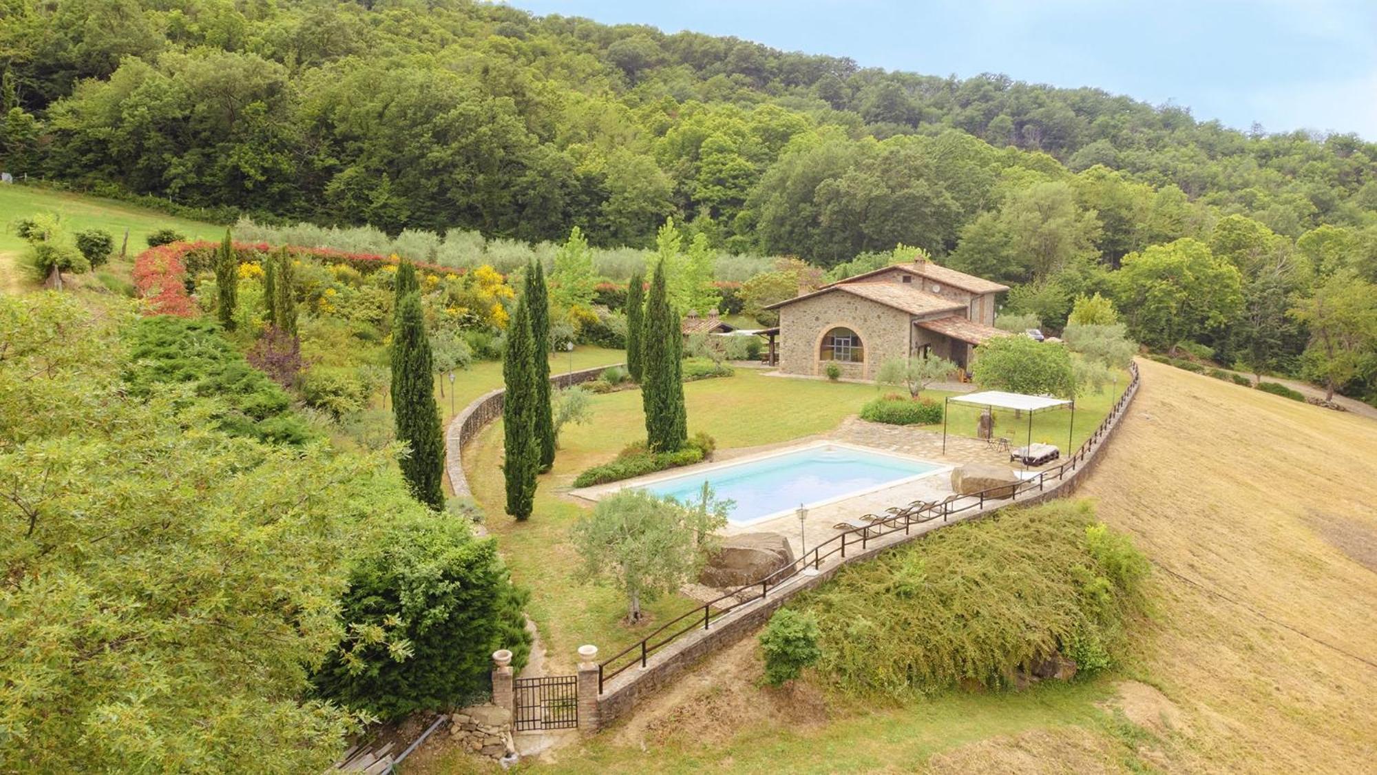 Villa Elisa - Private Pool & Airco Near Reschio Castle Lugnano ภายนอก รูปภาพ